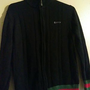 Black Gucci jacket